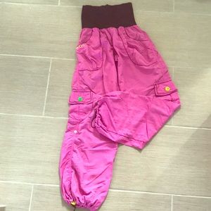 Pink and black Zumba pants
